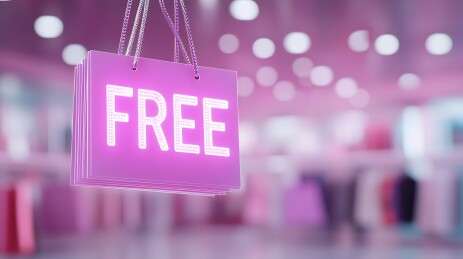 免费标志的诱惑