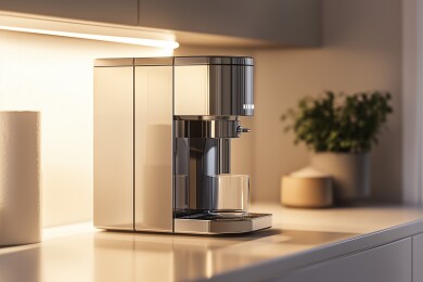 现代咖啡机造型设计