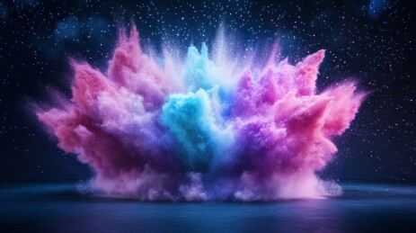 数字故障艺术海报