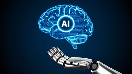 科技背景人工智能云计算