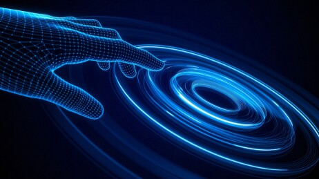 光影交织的科技未来人工智能