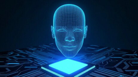 科技背景人工智能科技创新