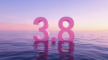 水面上的“3.8”妇女节女神节背景图