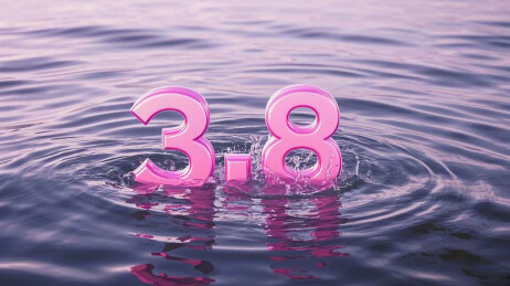水面上的“3.8”妇女节女神节背景图