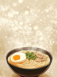 兰州拉面碗中的清澈牛肉汤与筋道面条