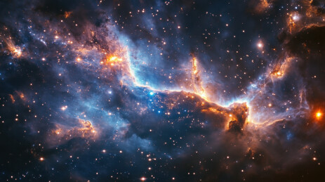 宇宙星云绚丽景象