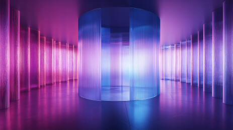 蓝紫光创意视觉设计