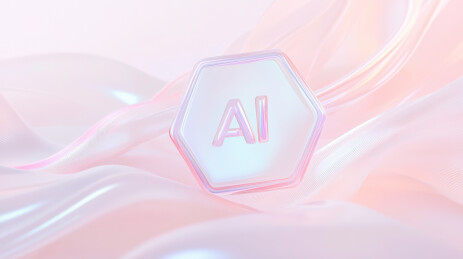 未来科技感的AI标志设计