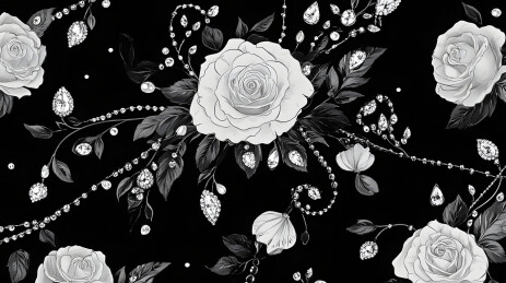 黑色蕾丝复古图案