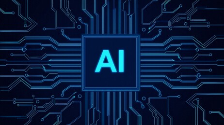 科技背景人工智能云计算