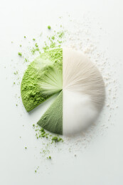 抹茶与白巧克力的完美融合