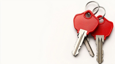 置业房屋钥匙交付素材