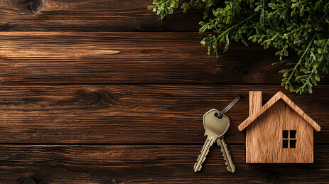 置业房屋钥匙交付素材