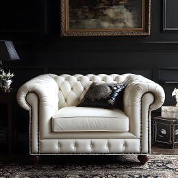 现代风格单人沙发搭配