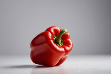 着一个红辣椒高清图片