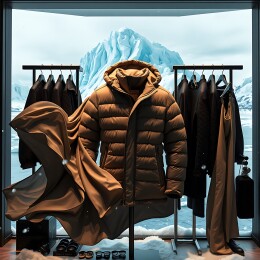 极地探险装备展示探索冰雪世界的勇气与时尚