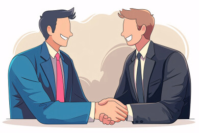 握手合作商务沟通