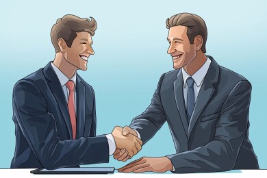 握手合作商务沟通