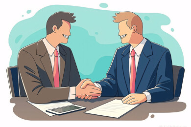 握手合作商务沟通
