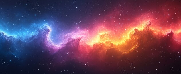 水平渐变星光