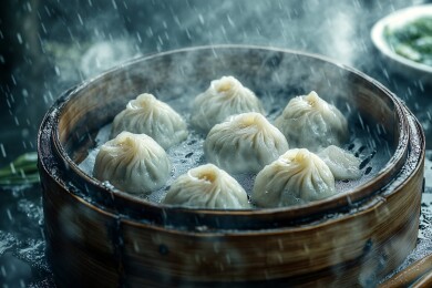 小笼包竹制蒸笼