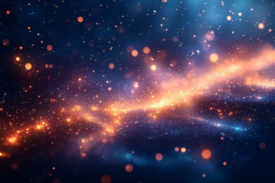 星光点点深蓝夜