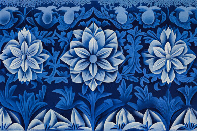 仿牛仔元素的几何图形