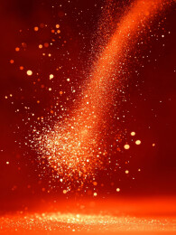 炽热的火花喷发