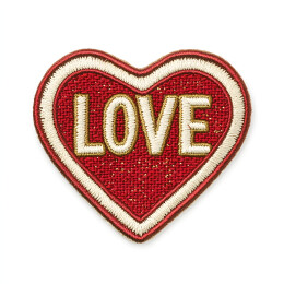 爱心服装辅料贴布