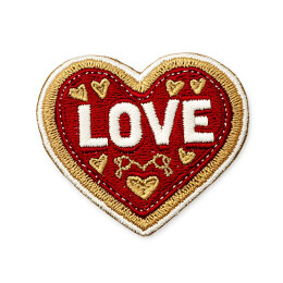 爱心服装辅料贴布