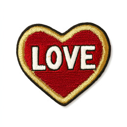 爱心服装辅料贴布