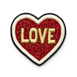 爱心服装辅料贴布