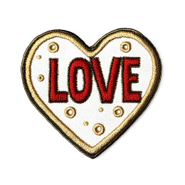 爱心服装辅料贴布