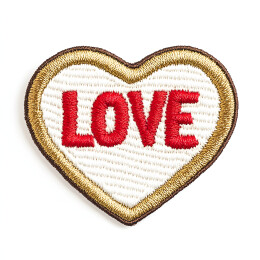 爱心服装辅料贴布