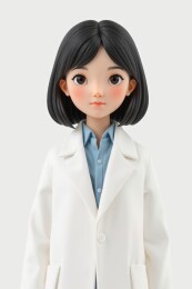 卡通医生关怀
Q版医生形象
