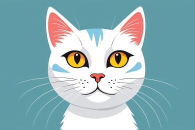 蓝色背景表情惊讶的西装卡通人图片