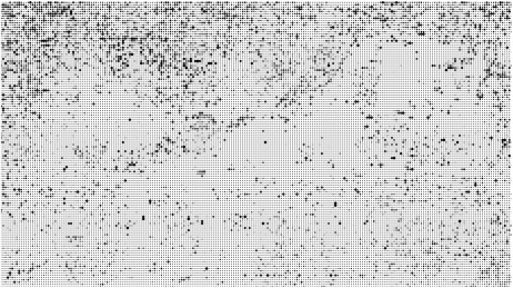 密集的黑色网点图案半色调矢量背景图