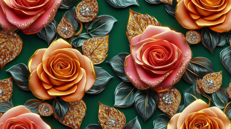 3D时尚印花设计图案