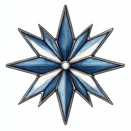 星形牛仔布贴片补丁