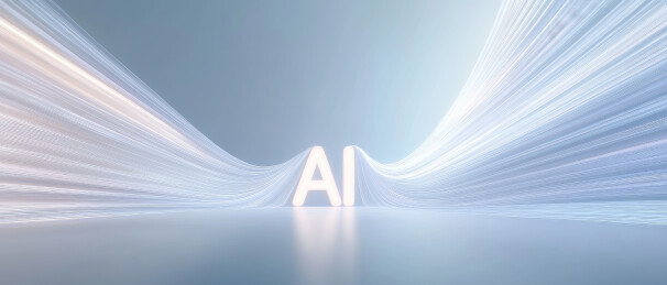 未来科技的象征AI与光流