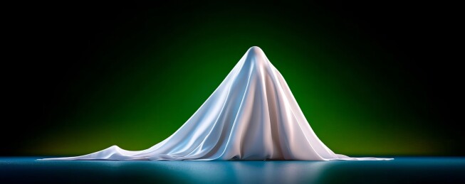 白色布料遮盖物