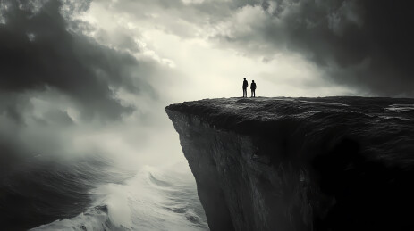 危险的悬崖与暴风前夕