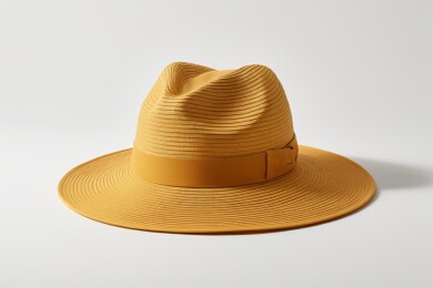 白色背景上帽子