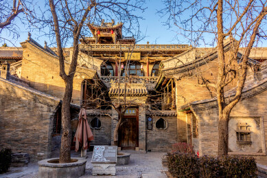 中国山西晋中灵石县王家大院恒贞堡建筑群