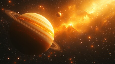 巨行星环星背景