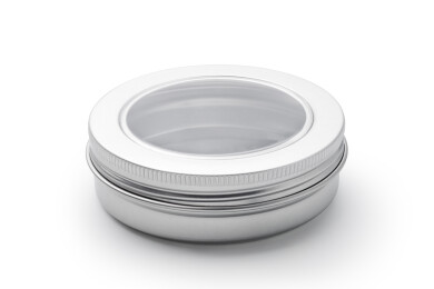 铁盒或铝罐，用于分装化妆品或药膏