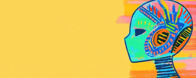 彩绘机器人侧像