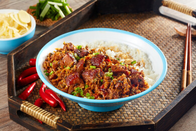 梅干菜焖肉饭