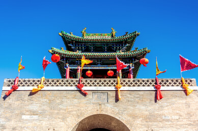 中国山西临汾霍州署谯楼