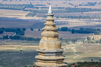 河北阳原：辽金遗存澍鹫寺塔，桑干河畔千年